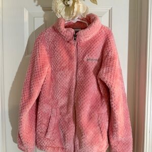 Columbia Pink Plush Fleece Jacket for Kids